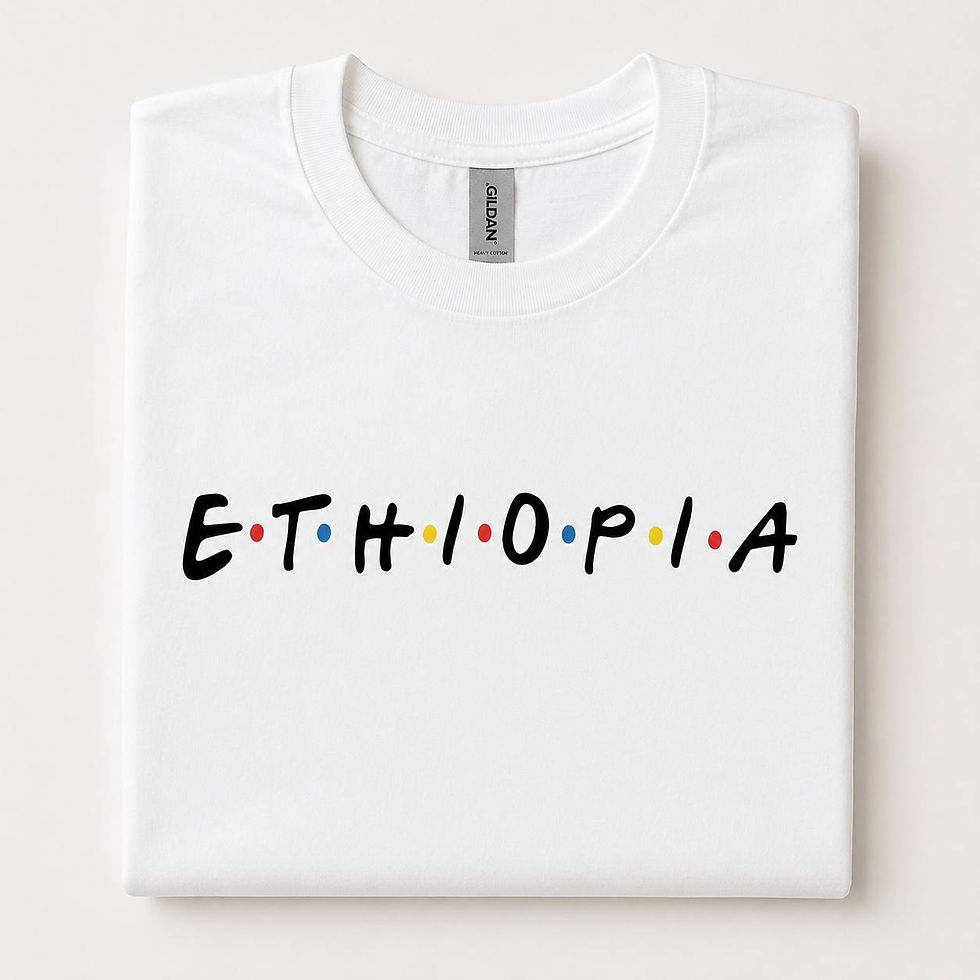 Thumbnail: Ethiopia Friends Style T-Shirt | Habesha graphic Tee | Ethiopian Gifts | Ethiopi