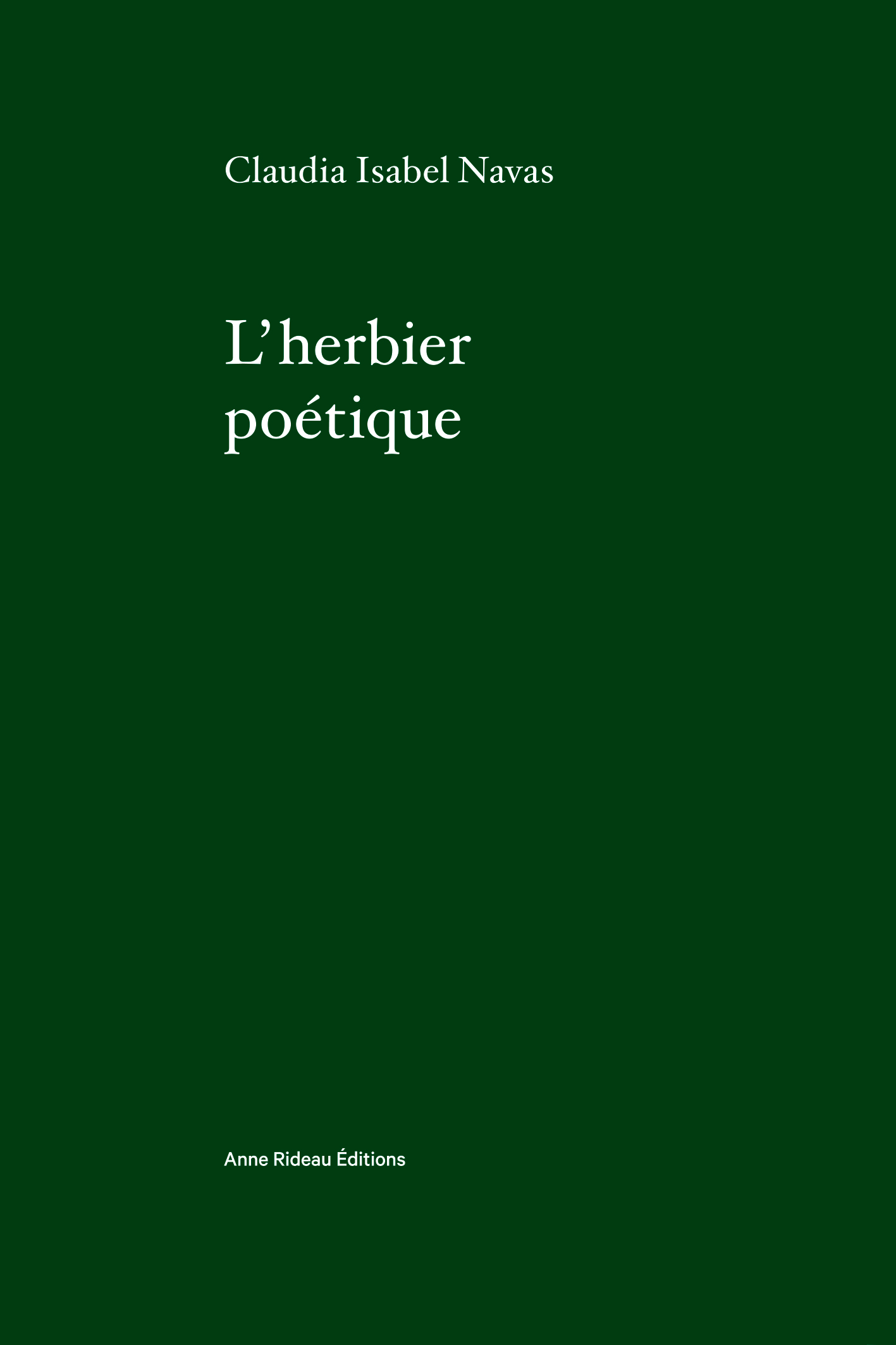 L'herbier poétique