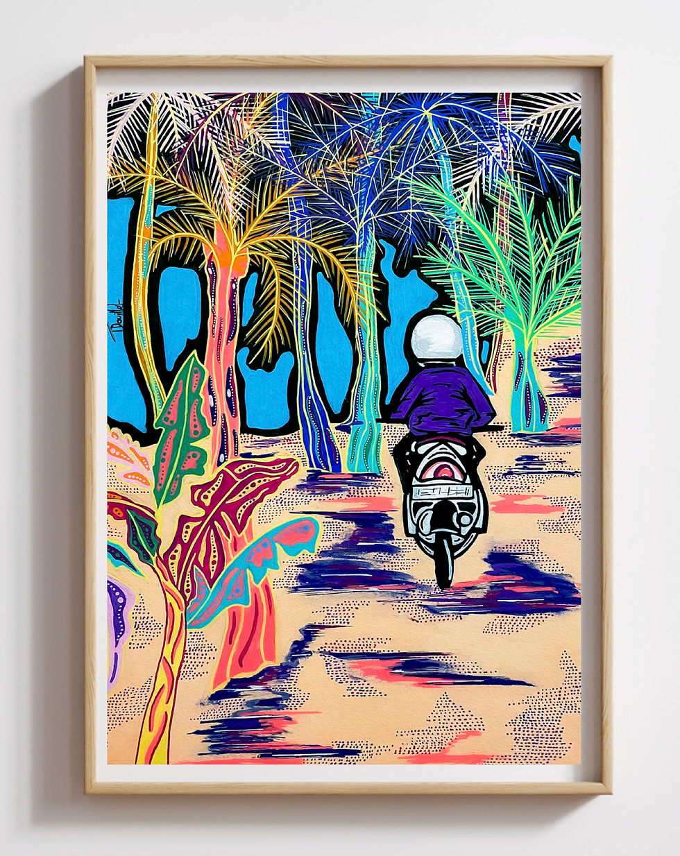 Miniature : Affiche 'Balade en scooter'