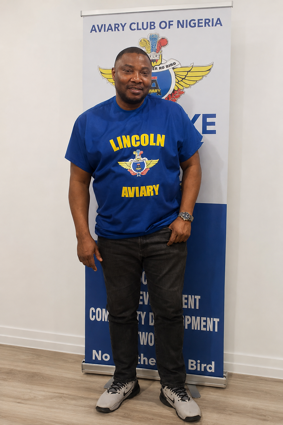 Avian Akinola Ijietemi during his years of service and leadership within the Aviary Club.