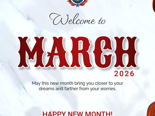 Happy New Month of March to All Avians Worldwide!