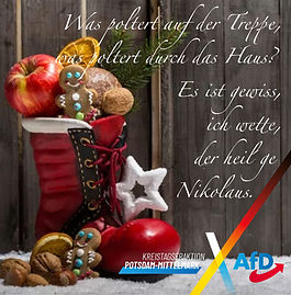 Wir wünschen einen fleißigen Nikolaus