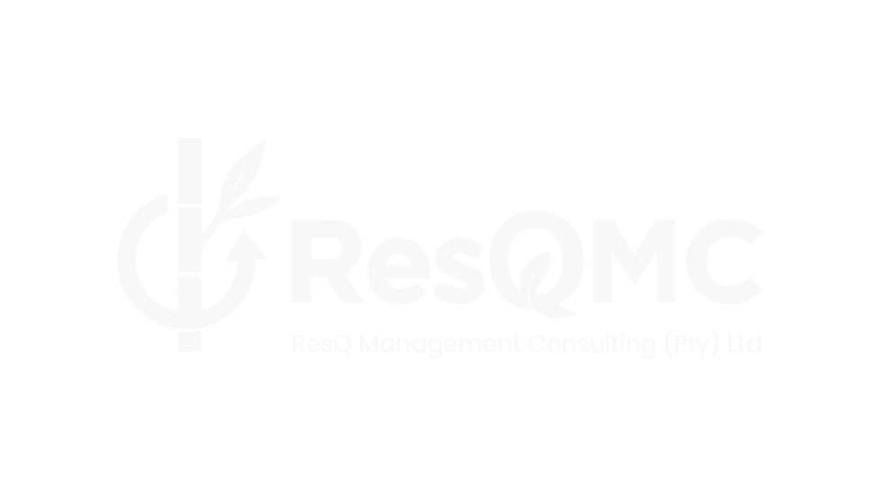 ResQ Management Consulting (ResQMC) Logo - White