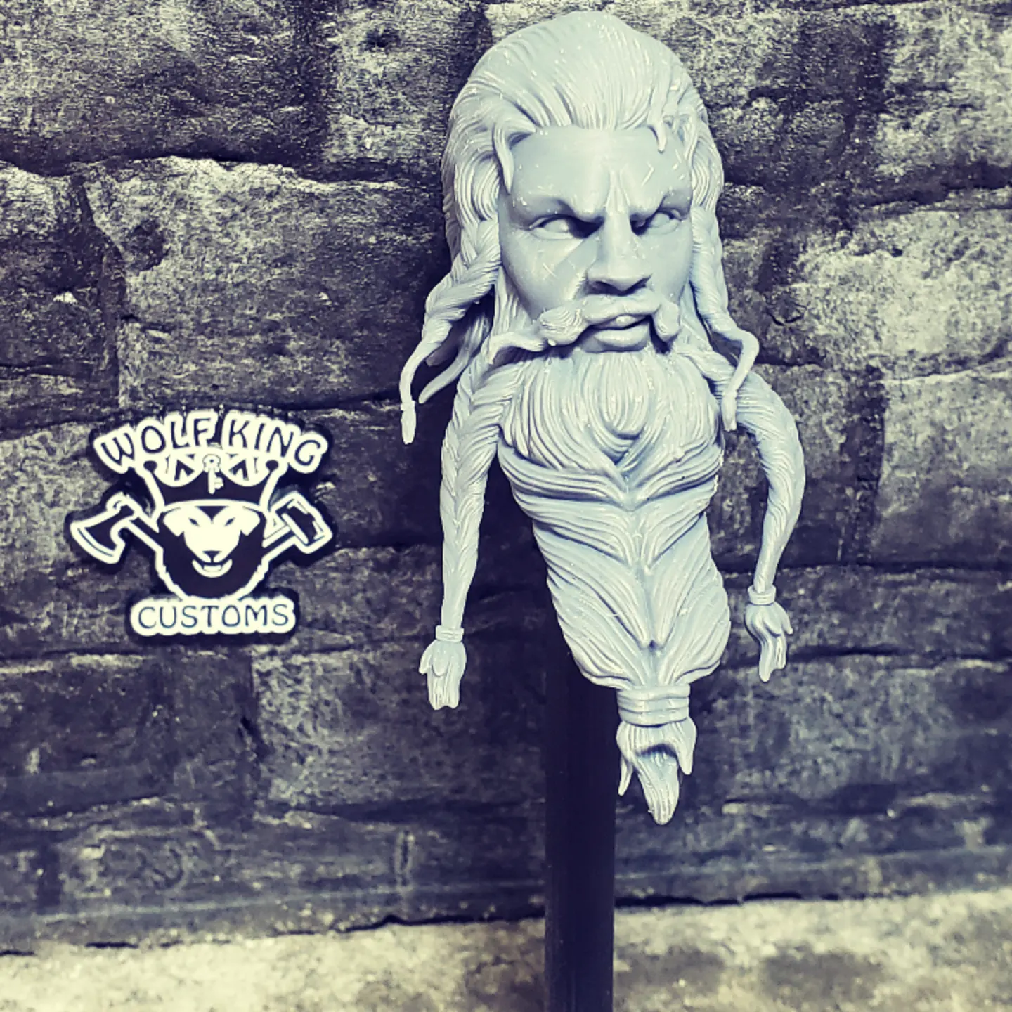 Bear Warden Head Only - Unpainted