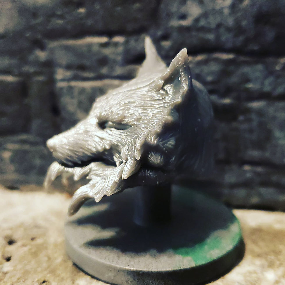 Thumbnail: Old Kitsune Head - Unpainted