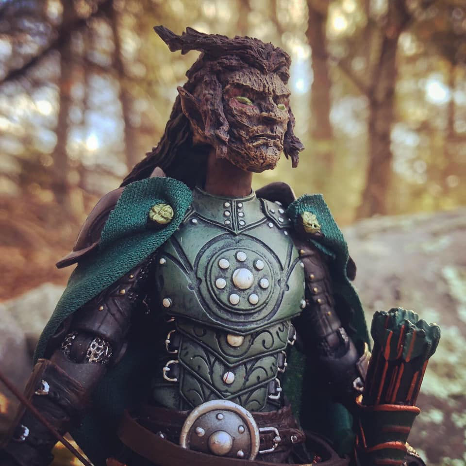 Thumbnail: Wood Elf Head - Unpainted