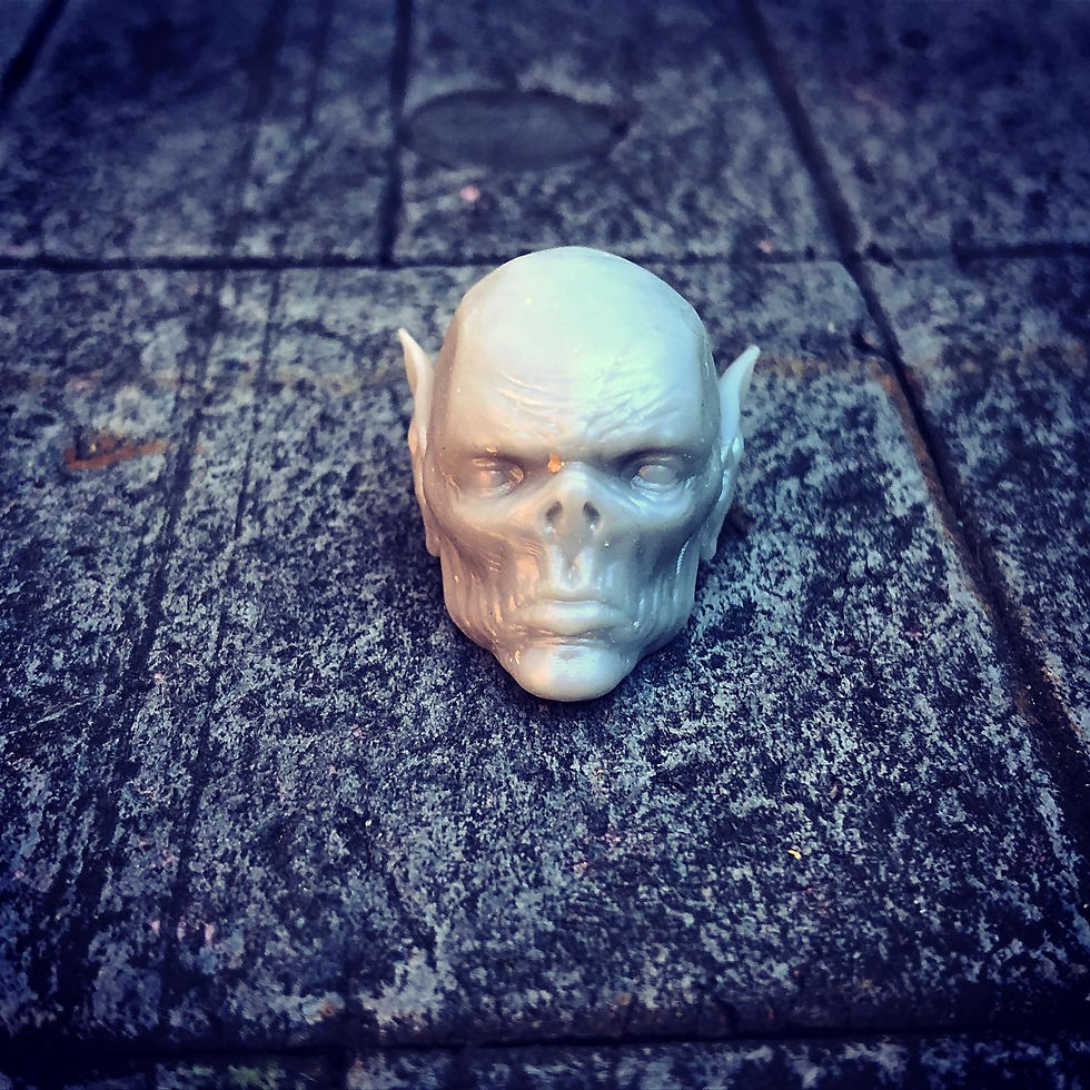 Ancient Vampire head - unpainted