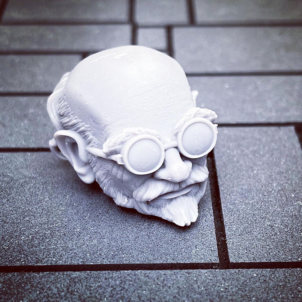 Tinker Gnome head - Unpainted
