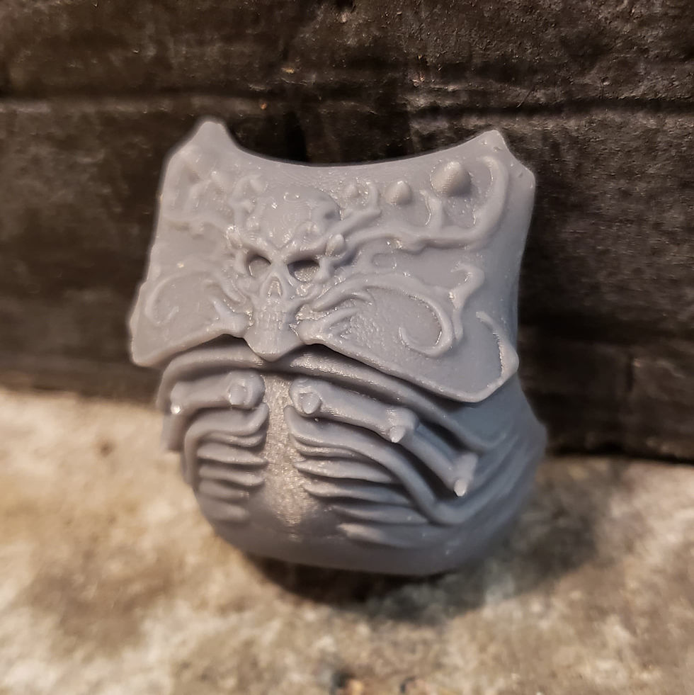 Thumbnail: Skull Armor WKchest Plate - Unpainted