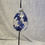Thumbnail: Blue Flower Glass Egg Bauble