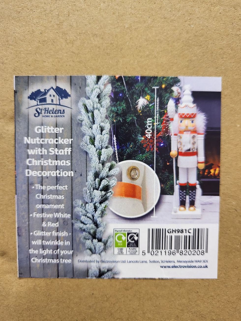 Thumbnail: 40cm Glitter nutcracker