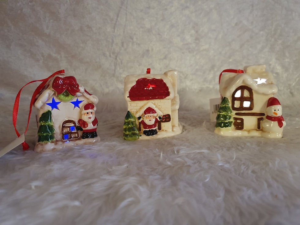 Thumbnail: Ceramic light up houses