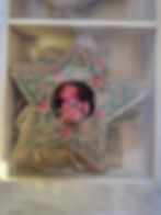 Thumbnail: Wooden Box Set Decorations Holly