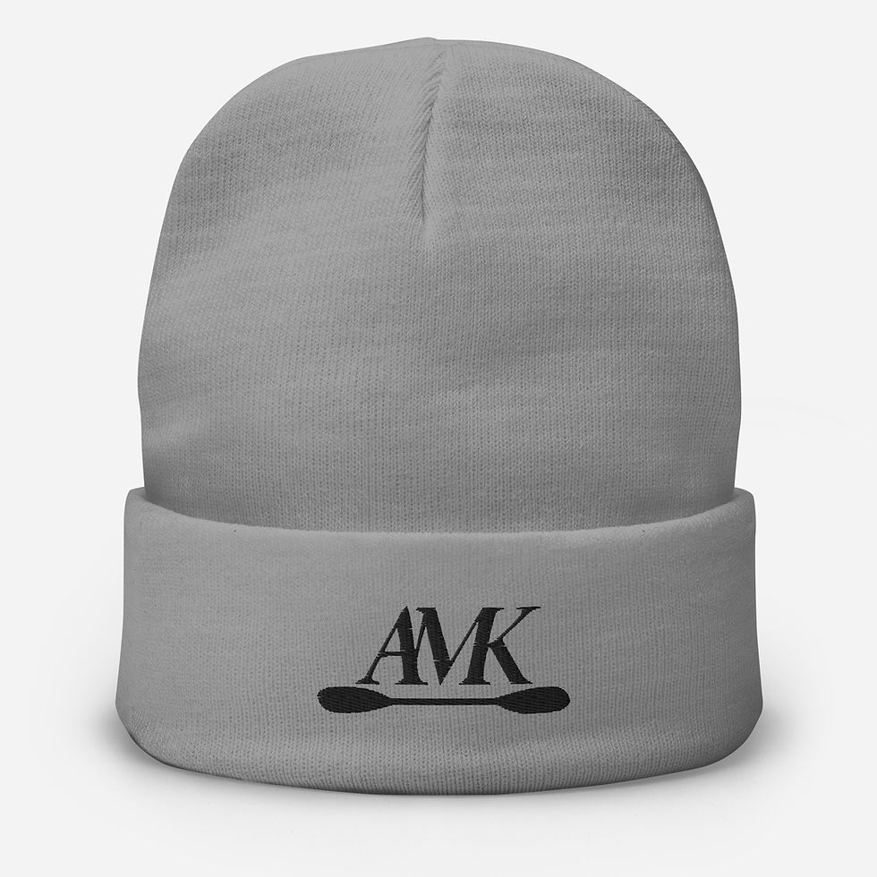 Miniatura: Embroidered Beanie - Around on my Kayak