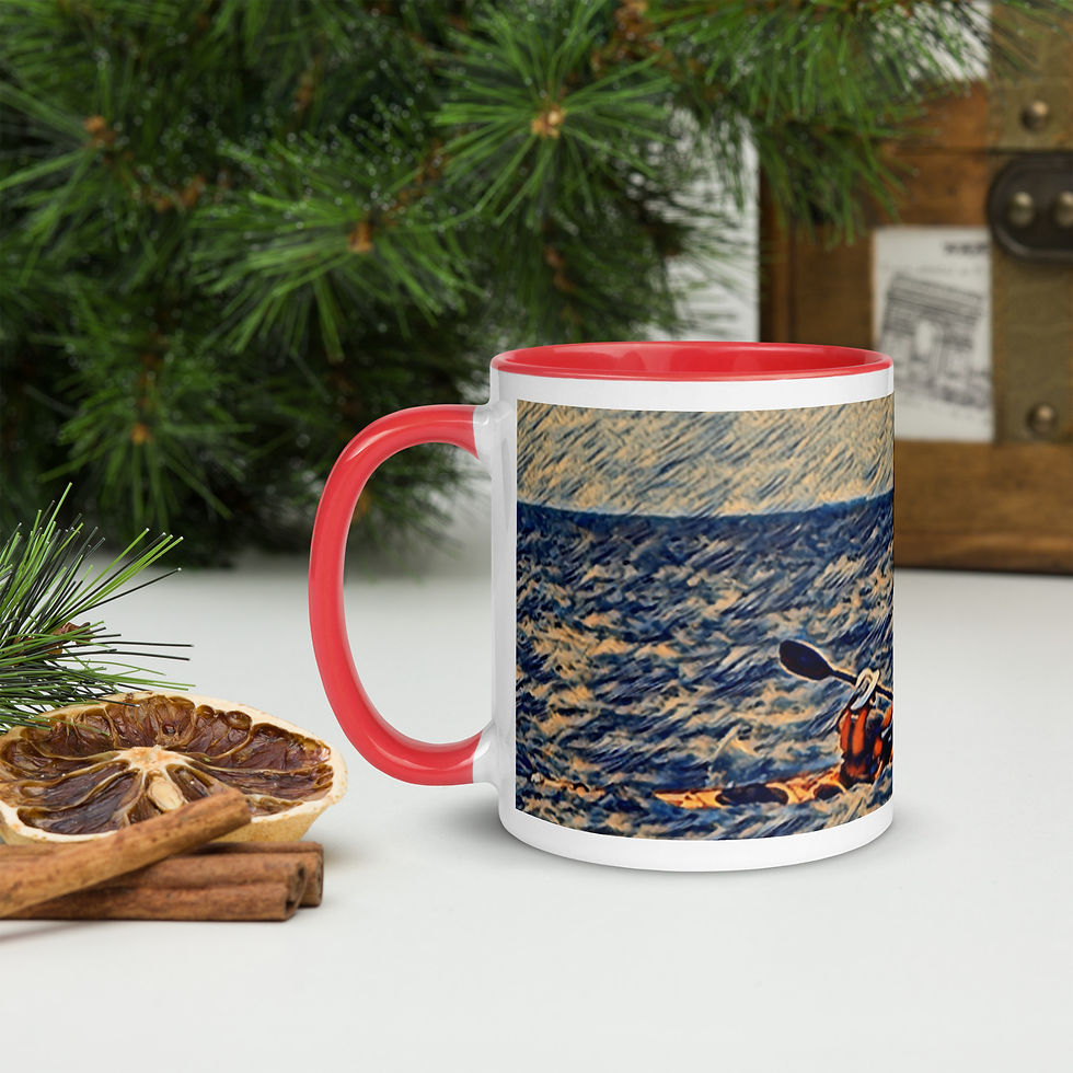 Miniatura: AMK Voyager Mug - Around on my Kayak