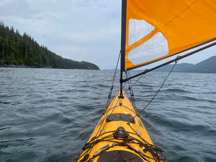 Vancouver Island - Johnstone Strait - Rockpool Taran - Kayak Sailing