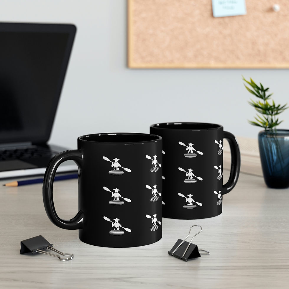 Thumbnail: Midnight Black mug 11oz - Voyager