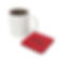 AMK - Cork Back Coaster - Agamemnon Red