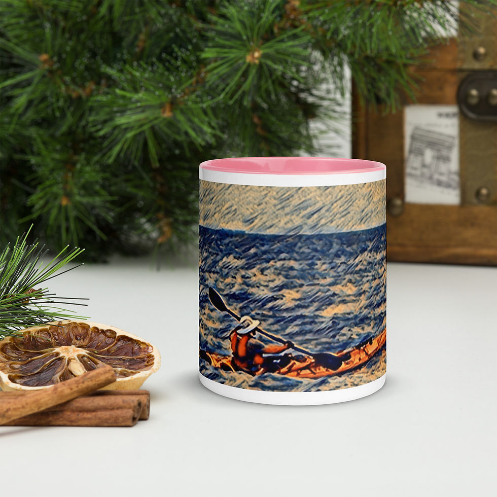 Miniatura: AMK Voyager Mug - Around on my Kayak