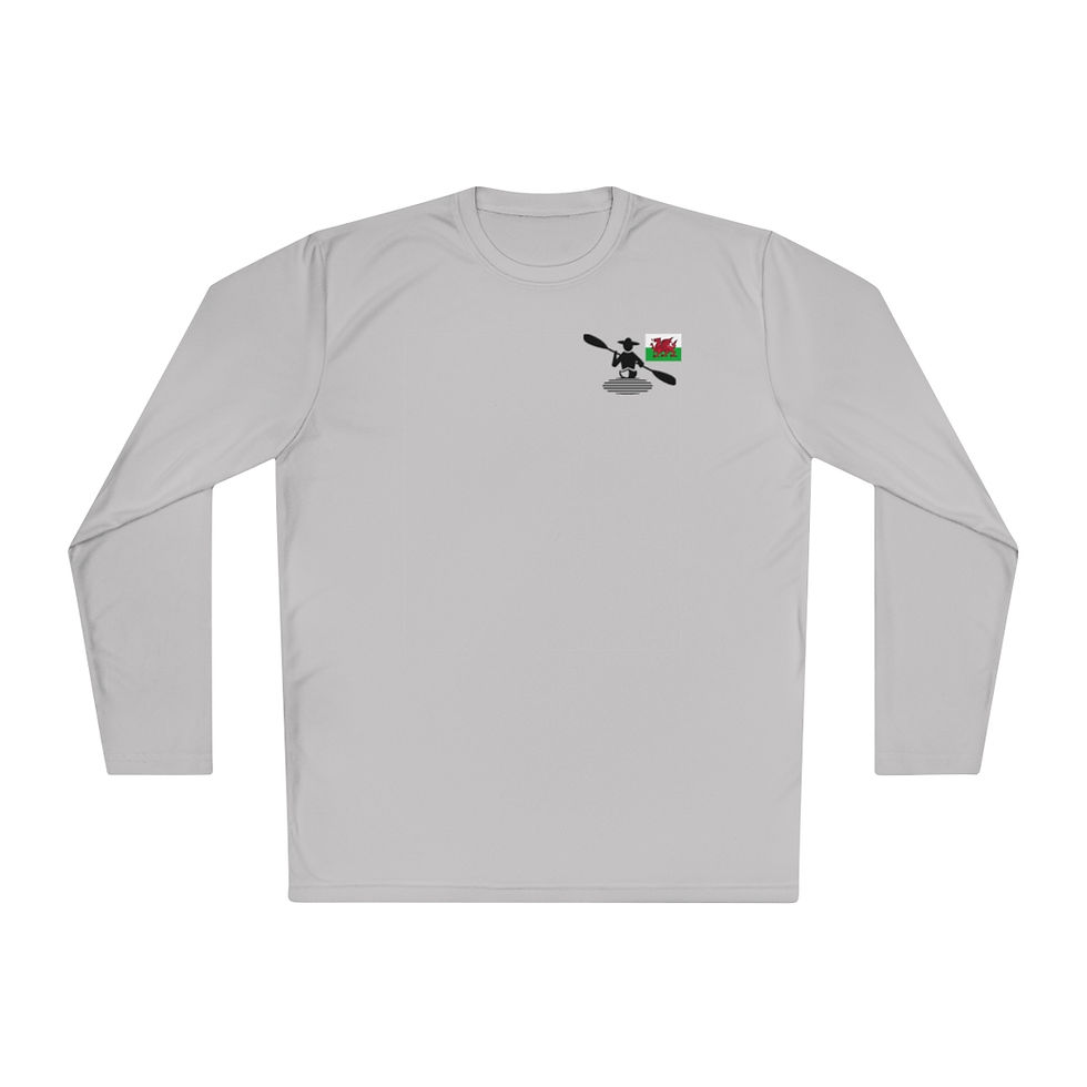 Miniatura: Long Sleeve Sports Wear - Around on my Kayak - Wales Flag