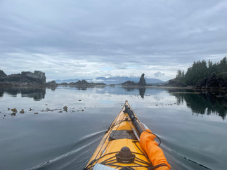 Vancouver Island - West Coast - Strange Rock - Rockpool taran Kayak