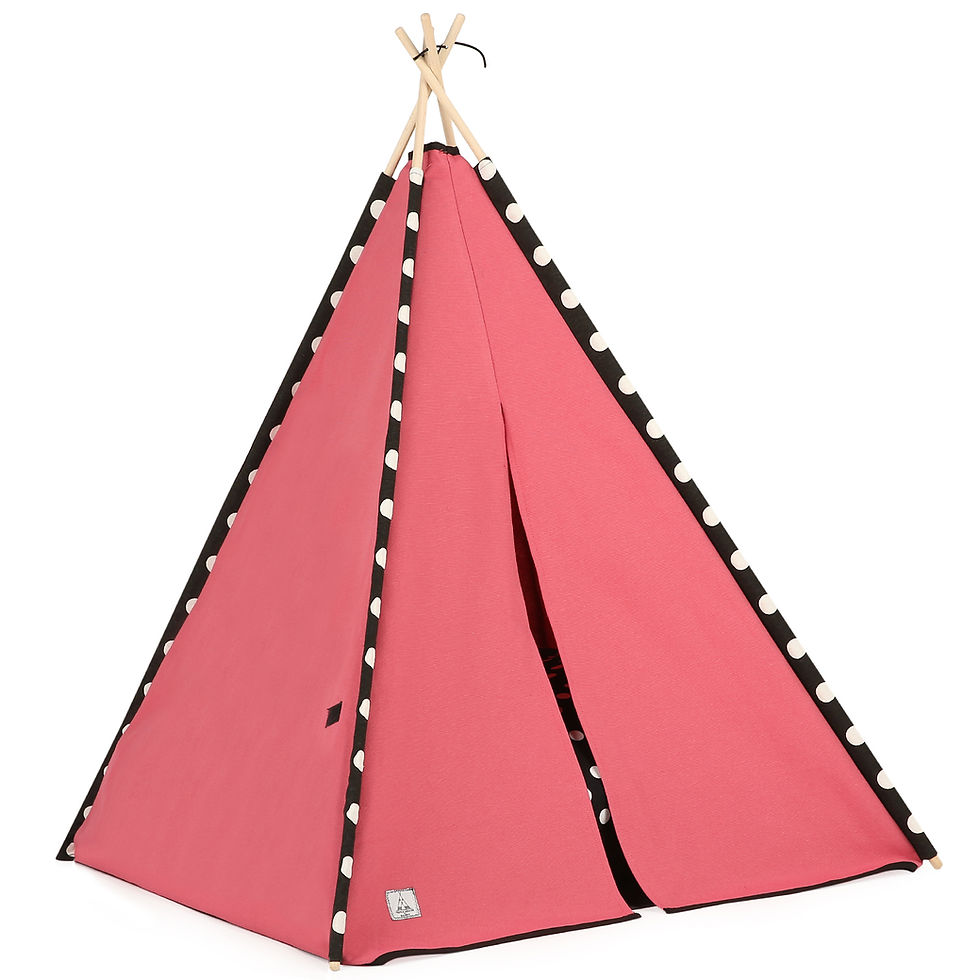 Küçük resim: 50x50 cm Pembe Kedi Çadırı