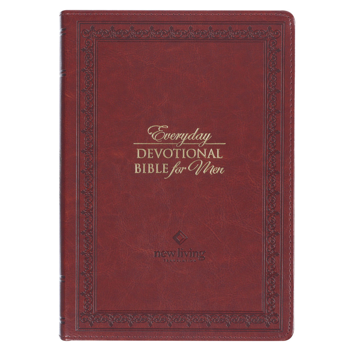 NLT Everyday Devotional Bible For Men Saddle