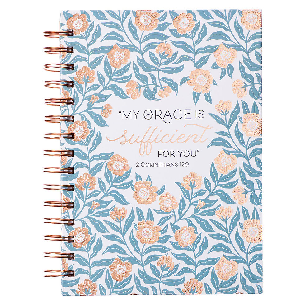 My Grace Is Sufficient Wire Bound Journal