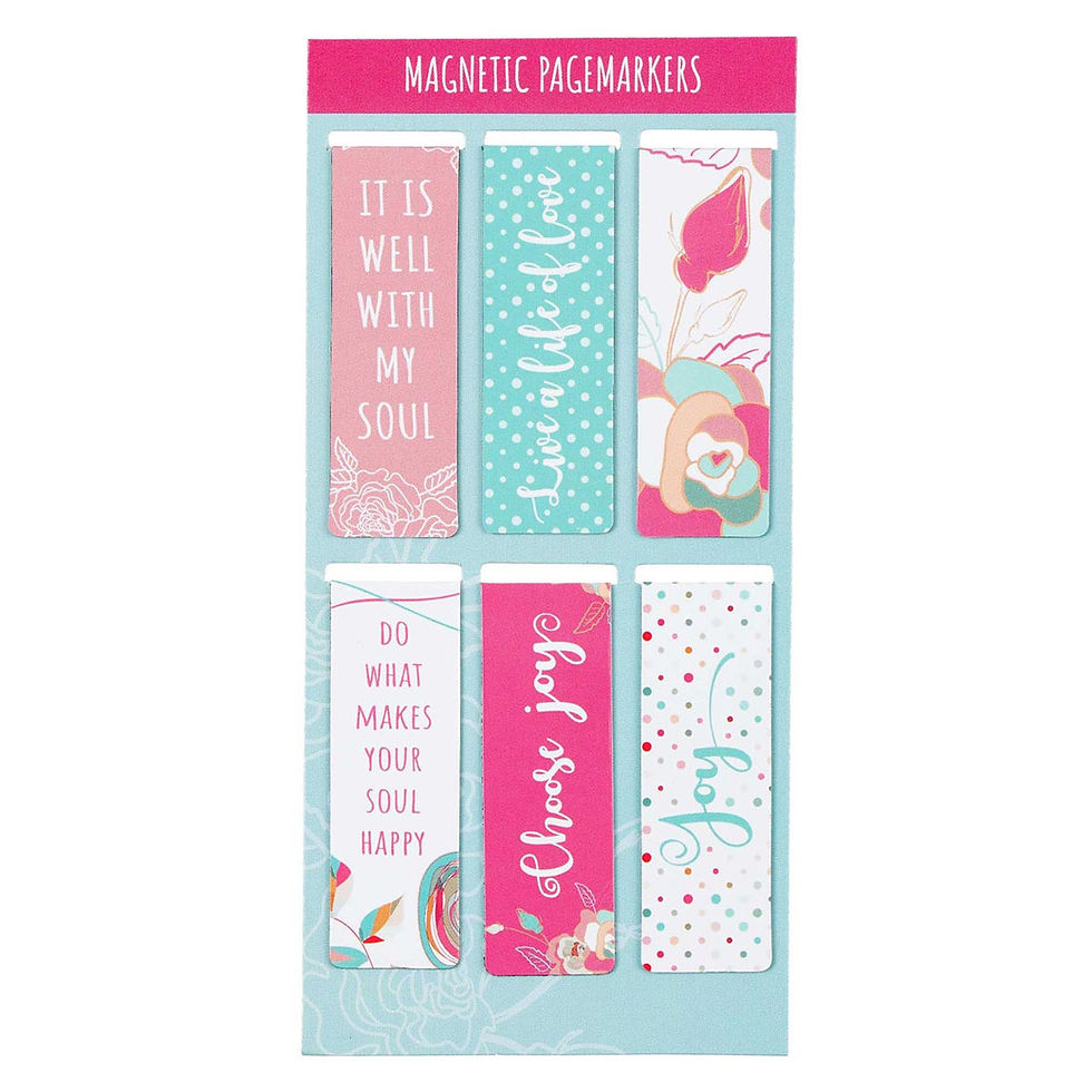 Thumbnail: Well With My Soul Magnetic Bookmark Set Christian Art Gifts