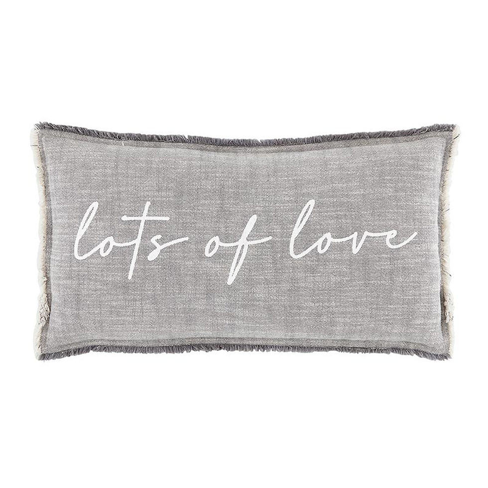 Lots Of Love Lumbar Pillow Case by Bella Sleep and Spa
