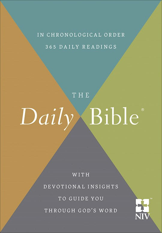 NIV The Daily Bible In Chronological Order-Softcover, Devotional Insights Through God's Word, Daily Readings,