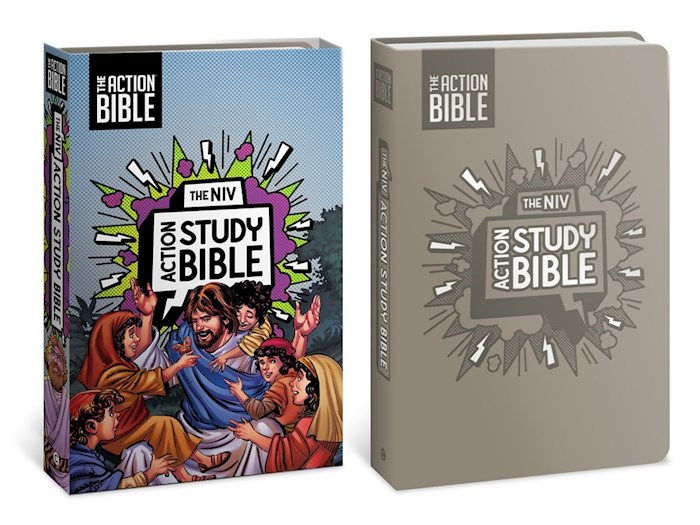 The NIV Action Study Bible, David C. Cook publisher, Graphic Pictures, preteen Bible, Tween Bible