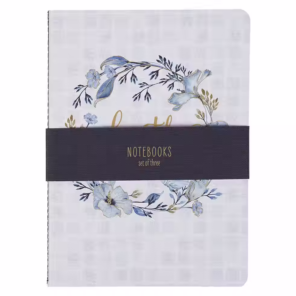 Lined Notebook, Faith, Love, Grace, Thin
