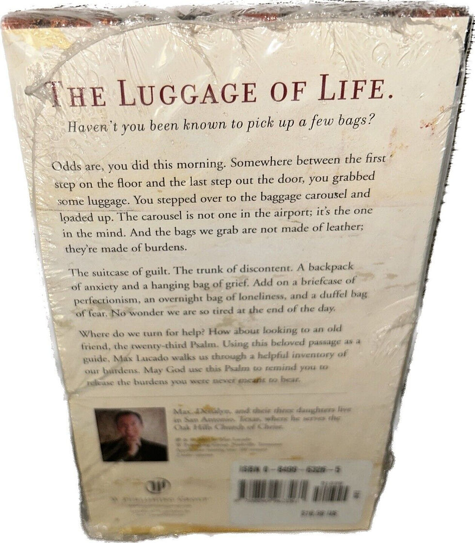 Thumbnail: AUDIO CASSETTE NEW Traveling Light by Max Lucado Read by The Author