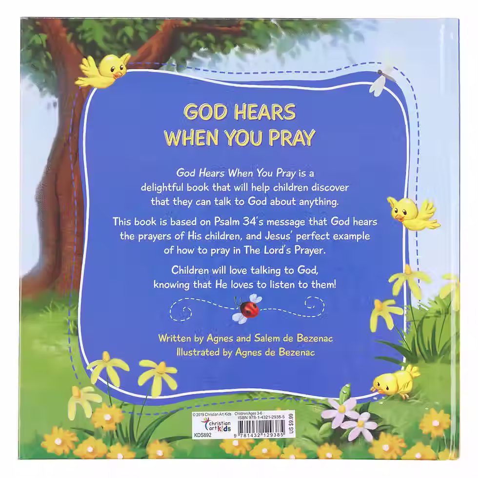 Thumbnail: God Hears When You Pray, Baptism, Children's birthday, Baby Shower, New Mom Gift