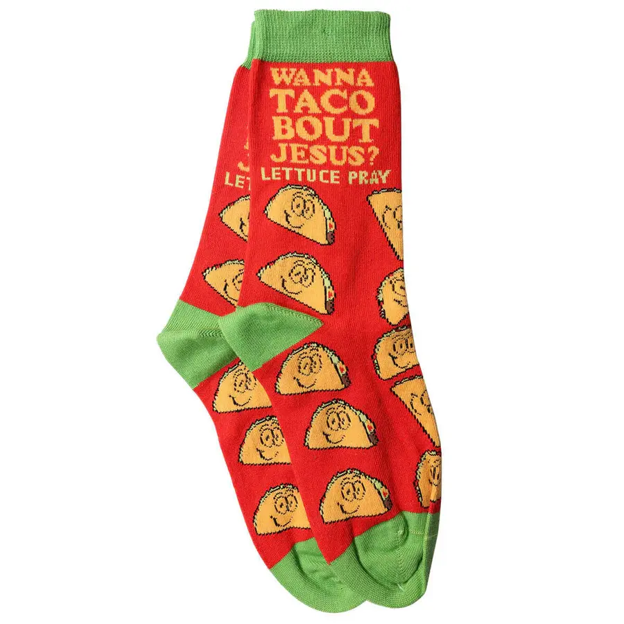 Bless My Sole Socks Wanna Taco by Kerusso