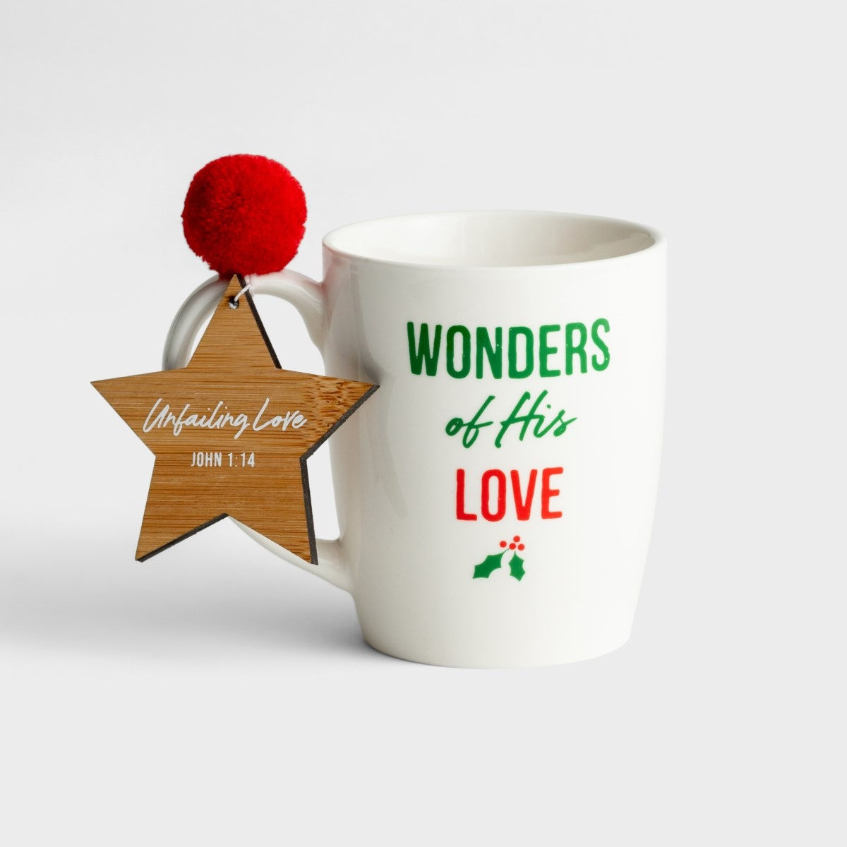 Wonders of His Love - Christmas Mug with Ornament