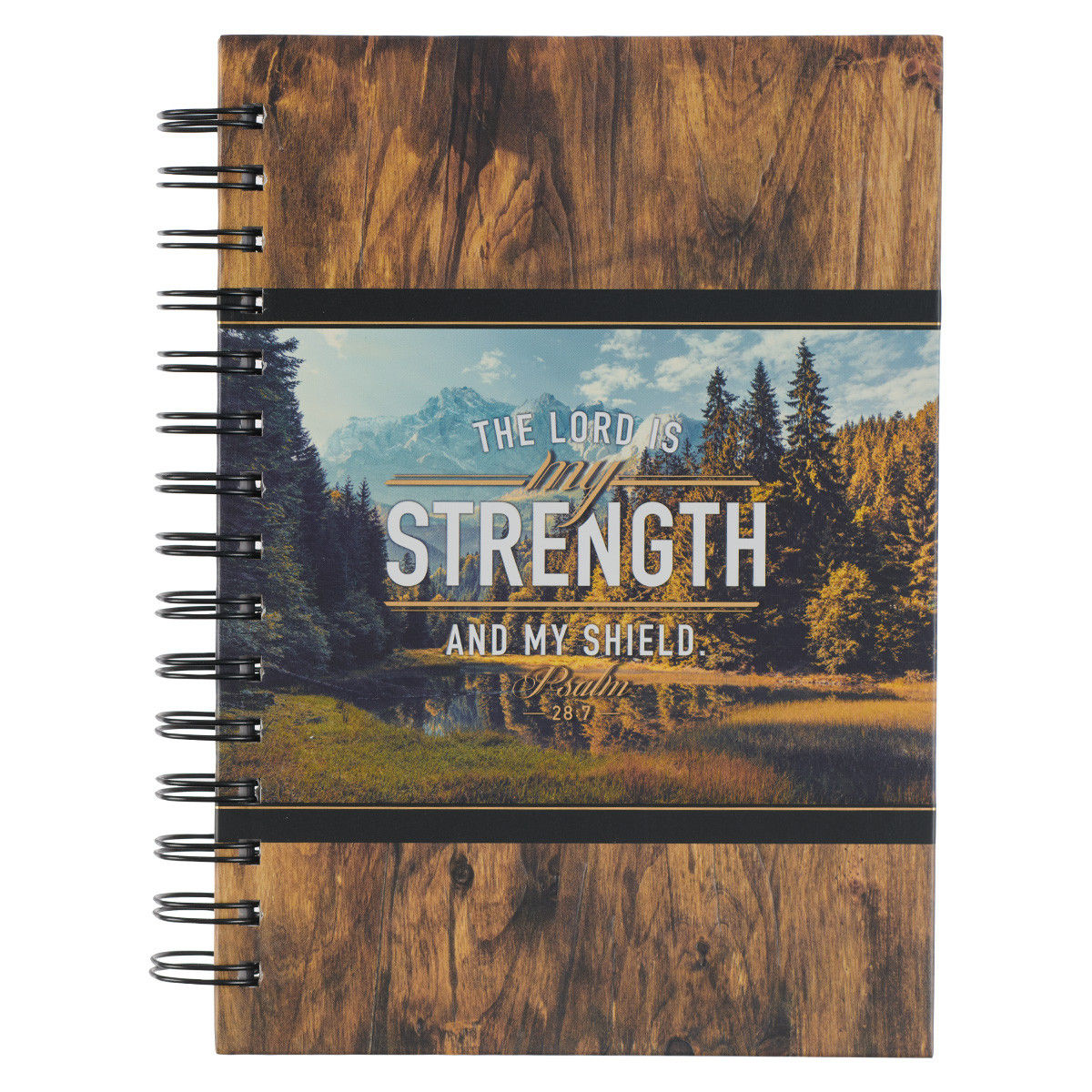 The Lord is My Strength Wirebound Journal