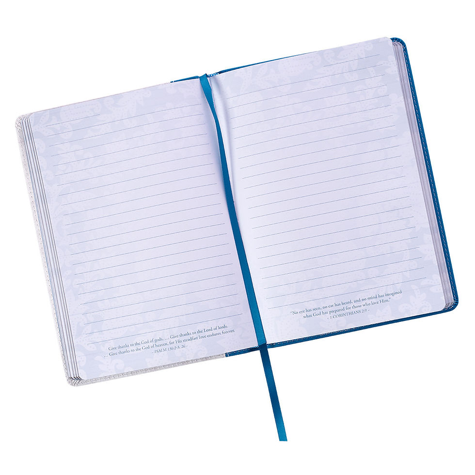 Live By Faith Not By Sight LuxlLeather Journal