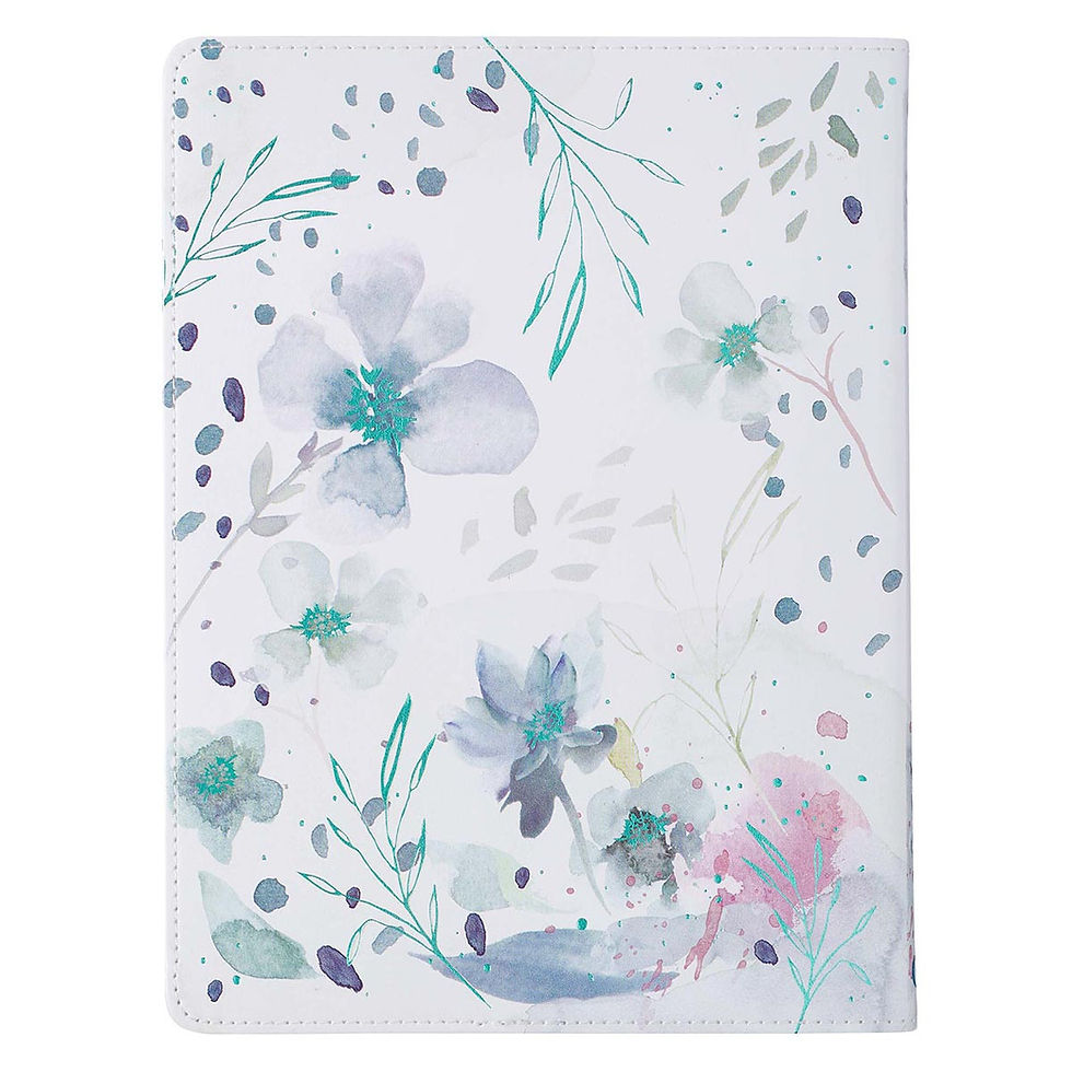 Thumbnail: Be Still Faux Leather Prayer Journal for Women