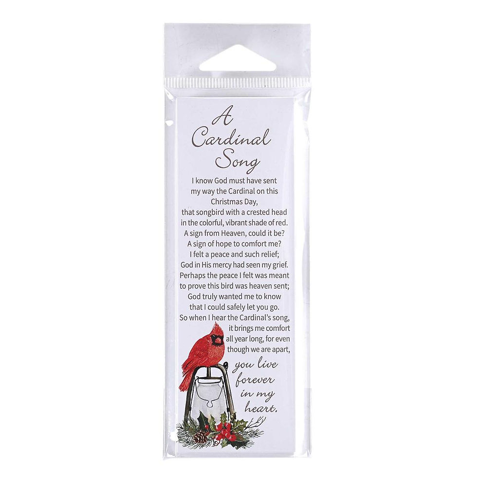 Packaged Bookmarks A Cardinal Song