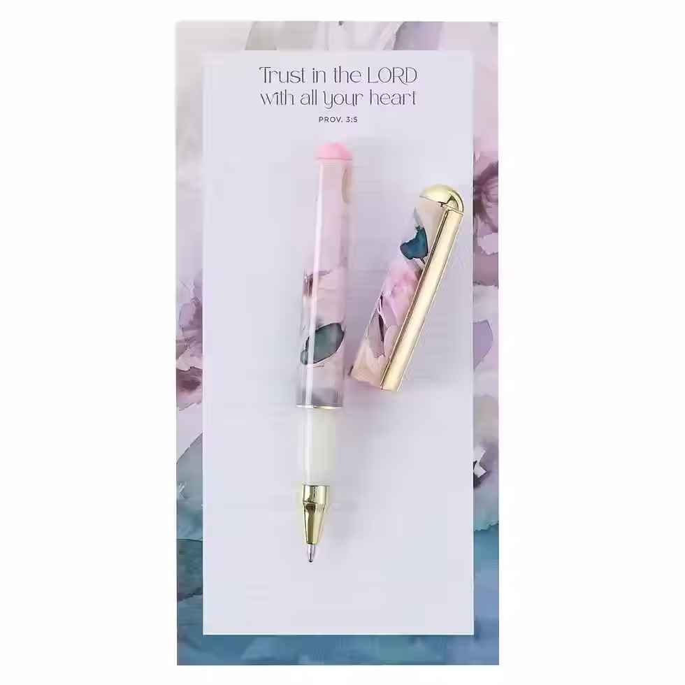 List Pad, Pen and Paper, Fridge List Pad, Proverbs 3:5