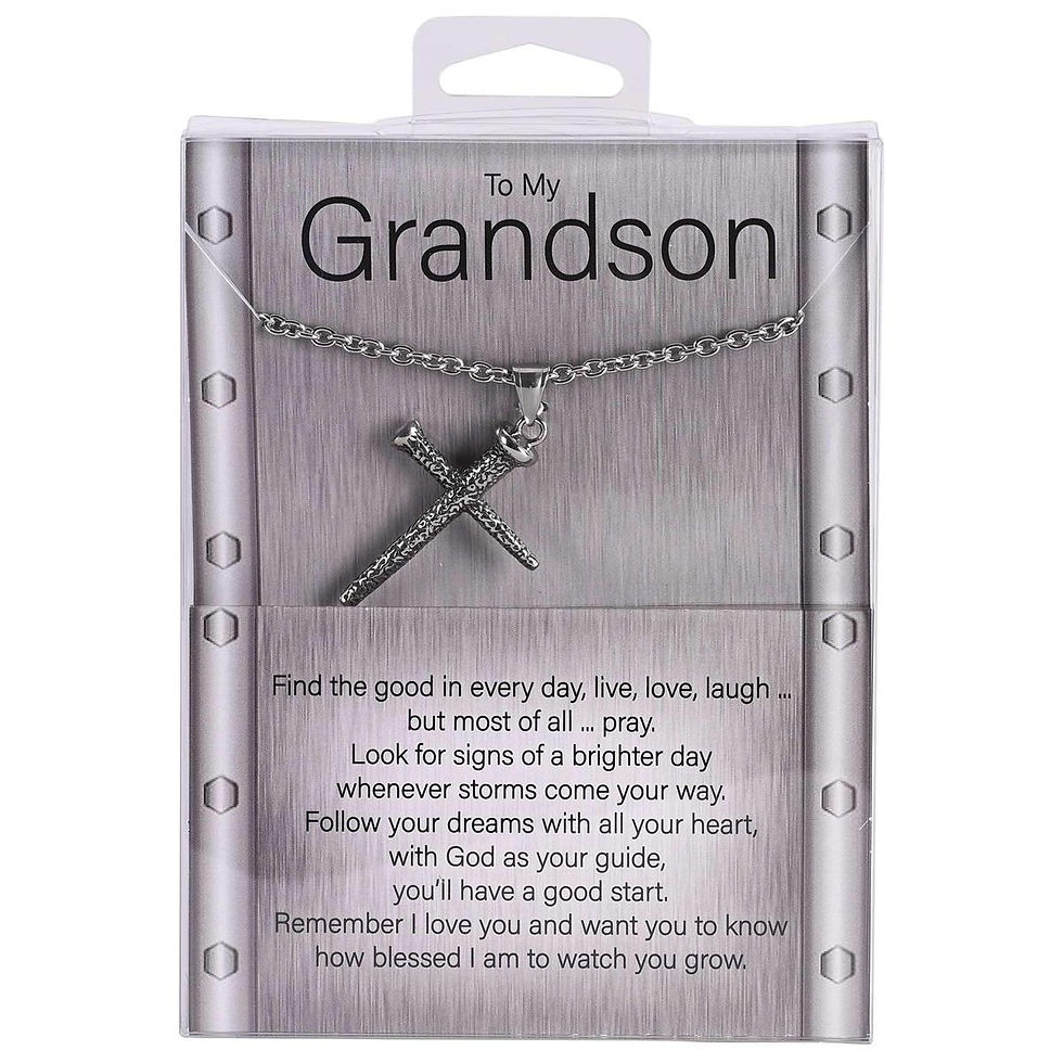 Necklace Grandson Nail Cross 24Inch  Item#: 35-8127