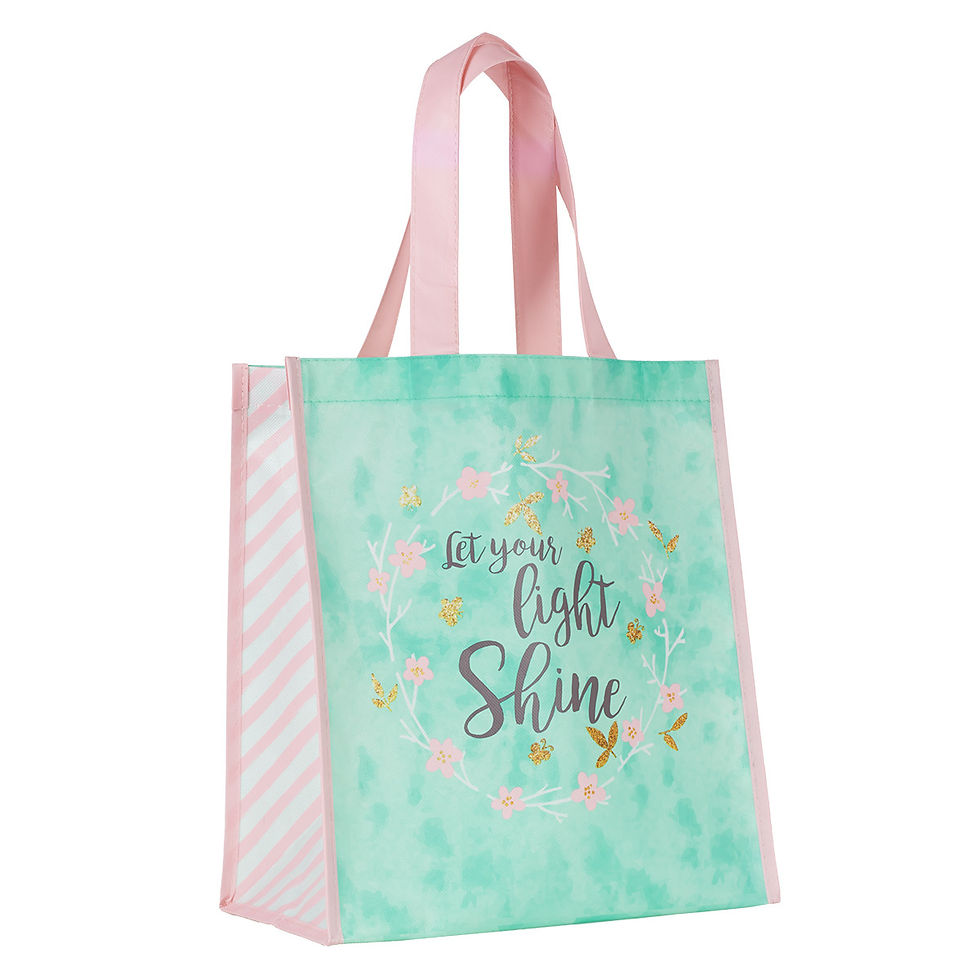 Thumbnail: Let Your Light Shine - Matthew 5:16 Tote Bag