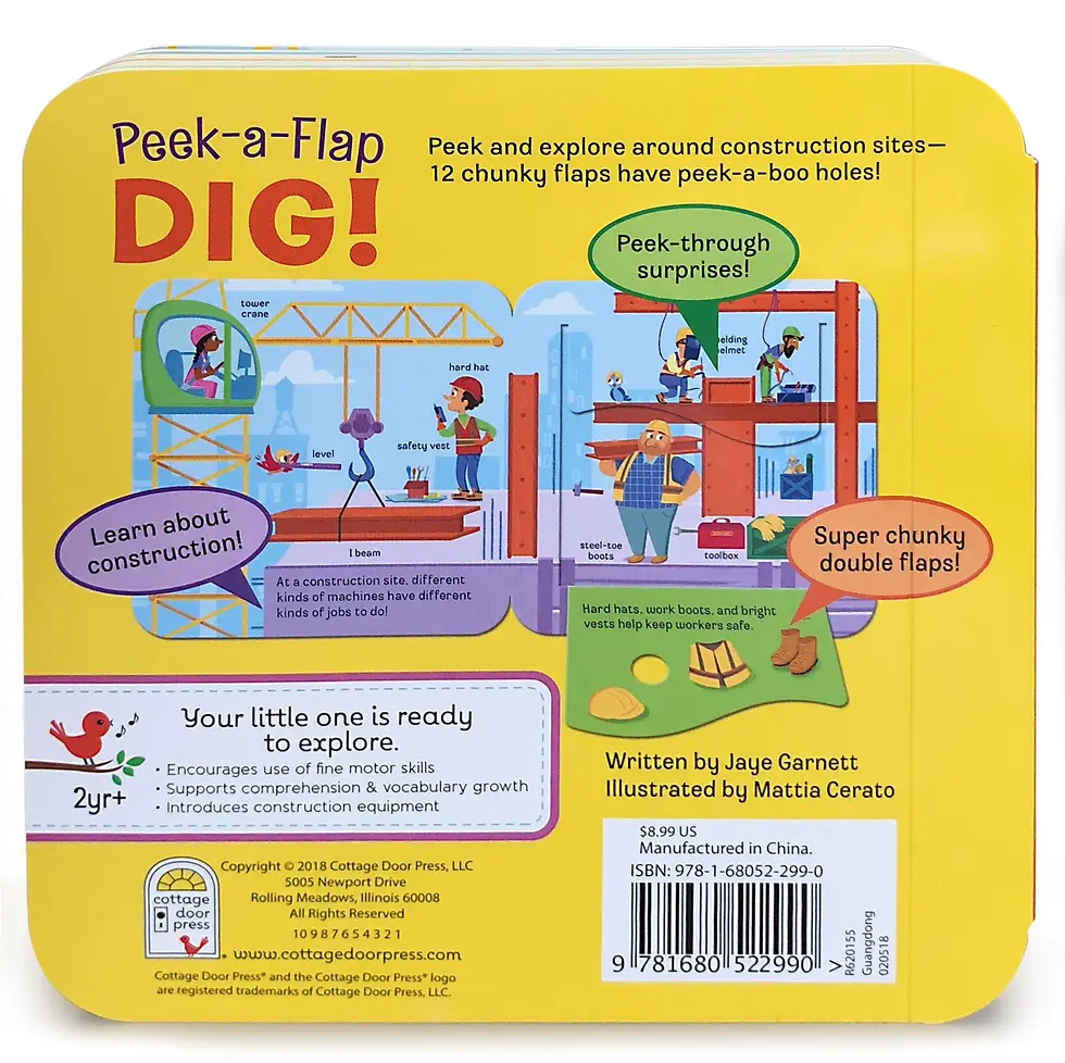 Thumbnail: Dig! Construction Lift-A-Flap Board Book