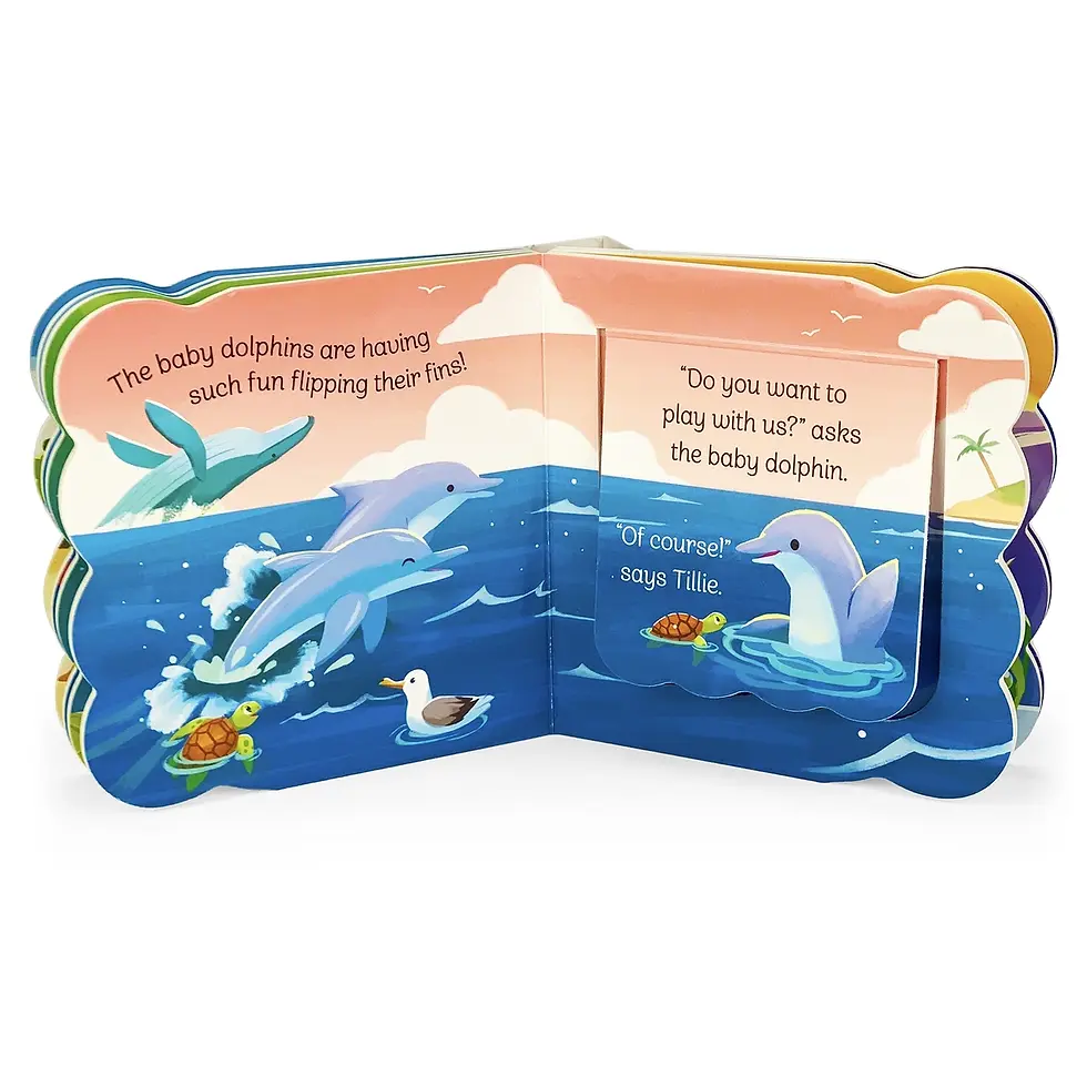 Thumbnail: Babies in the Ocean Lift-A-Flap Board Book