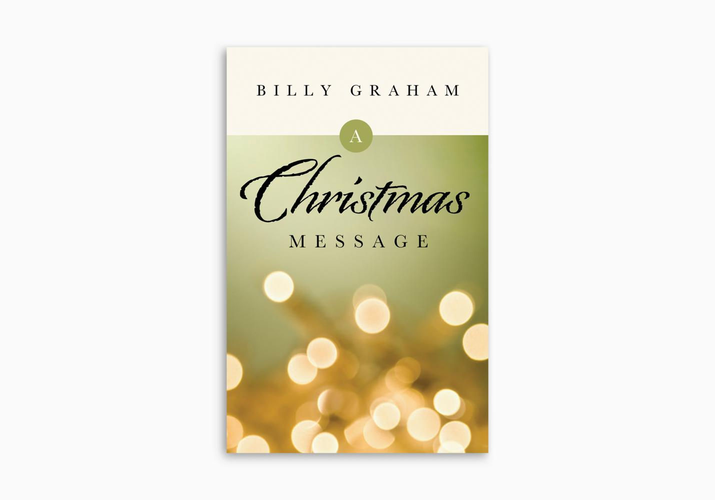 A Christmas Message Tract by Billy Graham