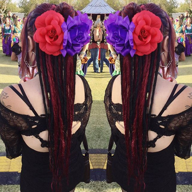 Thumbnail: Diva Dreads Signature Dreads in Deepest Reds #35/BR