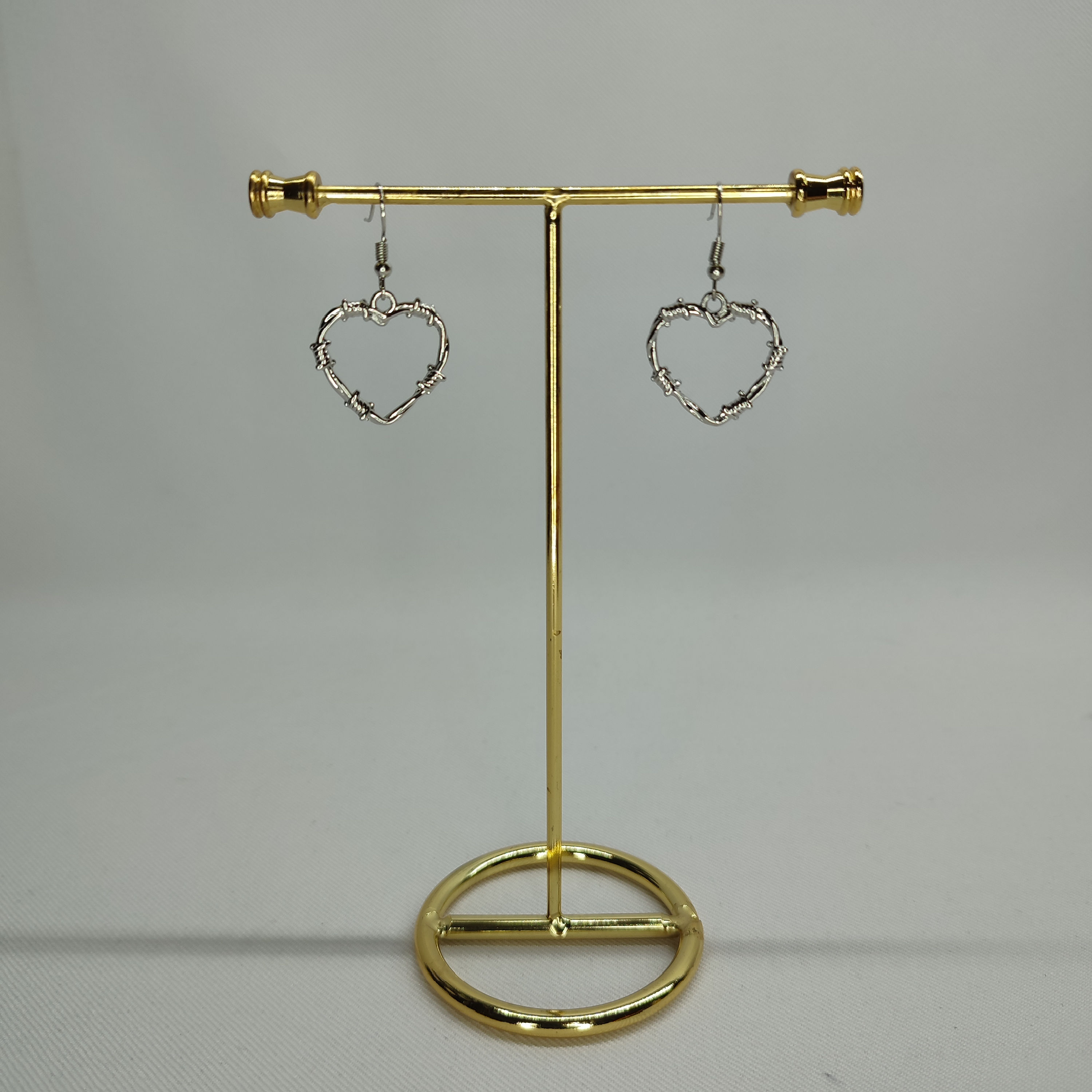 Aretes Corazón Púas
