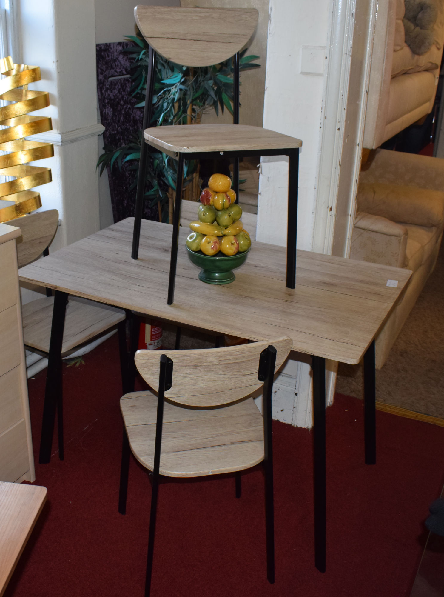 Table and 4 Chairs
